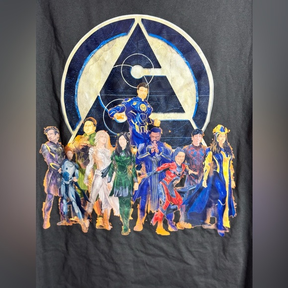 Disney Parks Marvel The Eternals T-Shirt Graphic Tee Crewneck Unisex Sz XL NWT - Picture 5 of 7